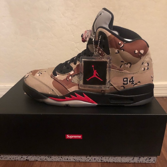 supreme jordan 5s